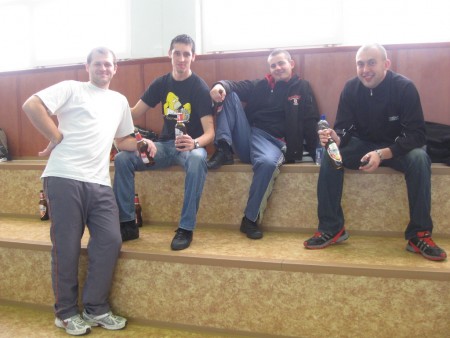 pivecko pred zapasom:)